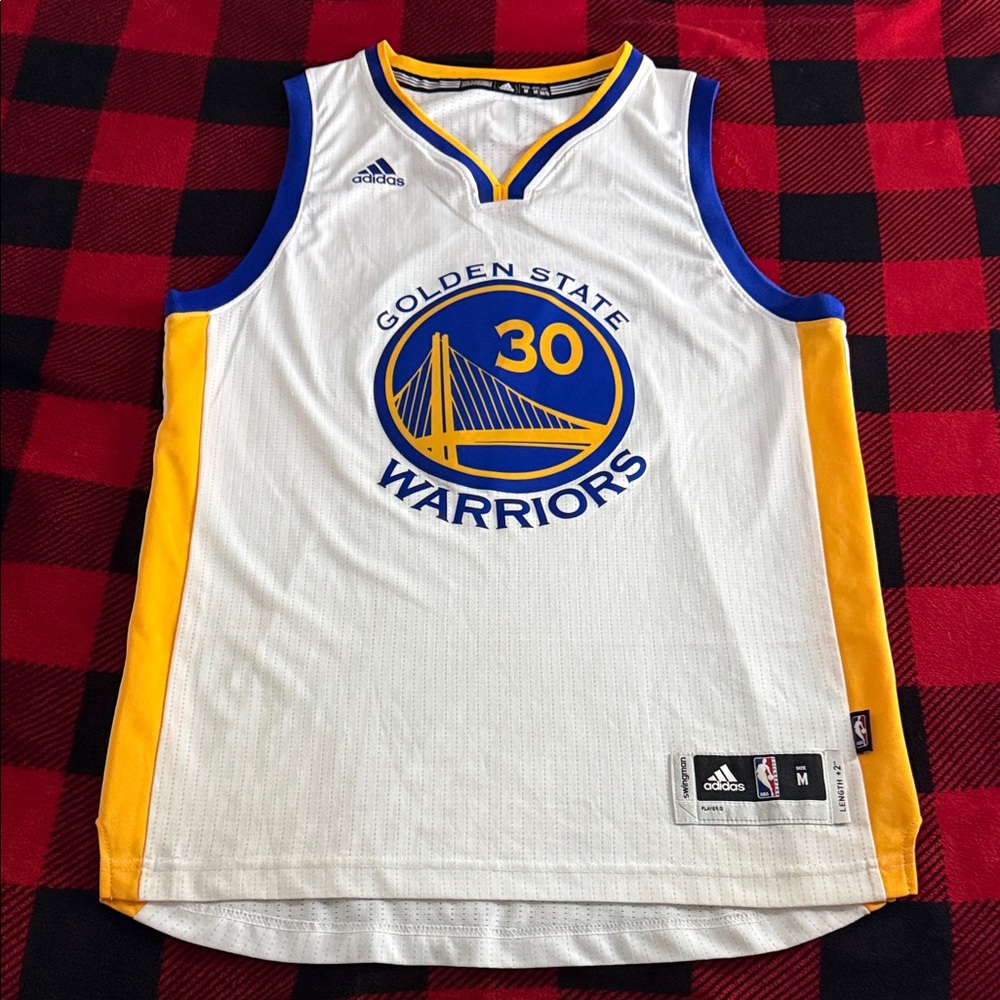 Golden State Warriors #30 Steph Curry 2016 Vintage NBA Adidas Swingman Jersey - Picture 2 of 9